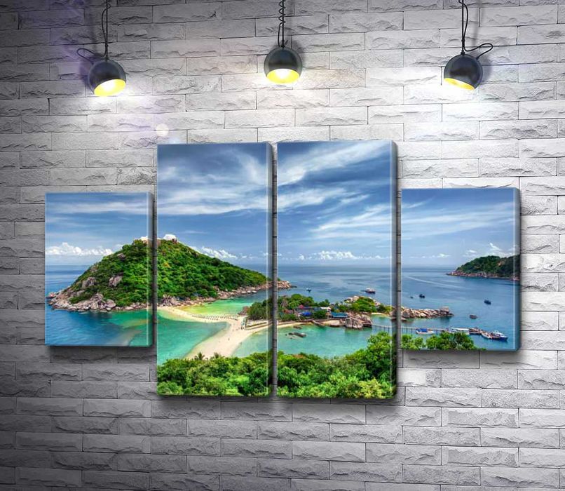 Продам картину  "Вид на острів Самуї"