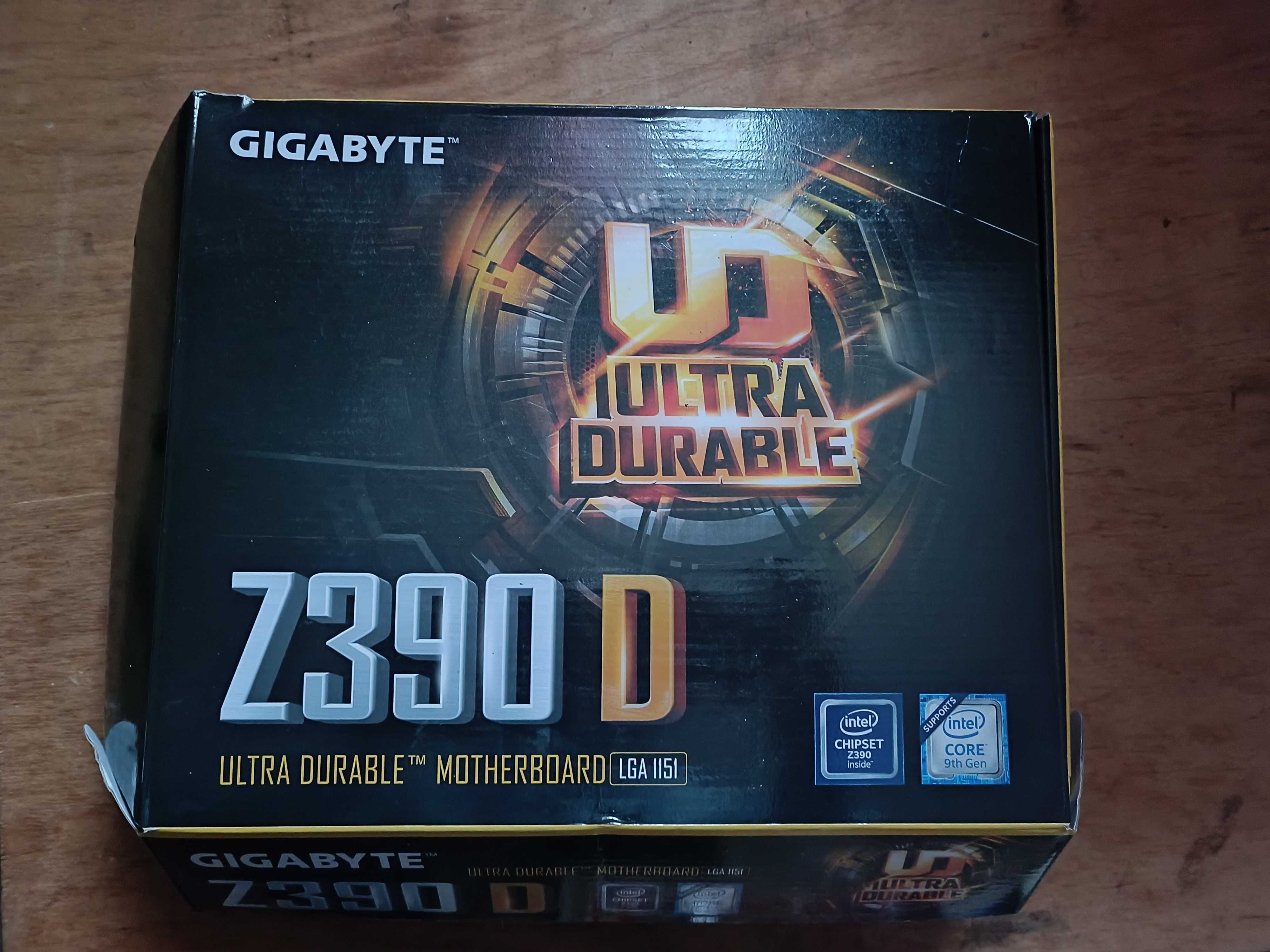Материнська плата s1151v2 Gigabyte Z390D+Pentium G5400+DDR4 8Gb+Кулер