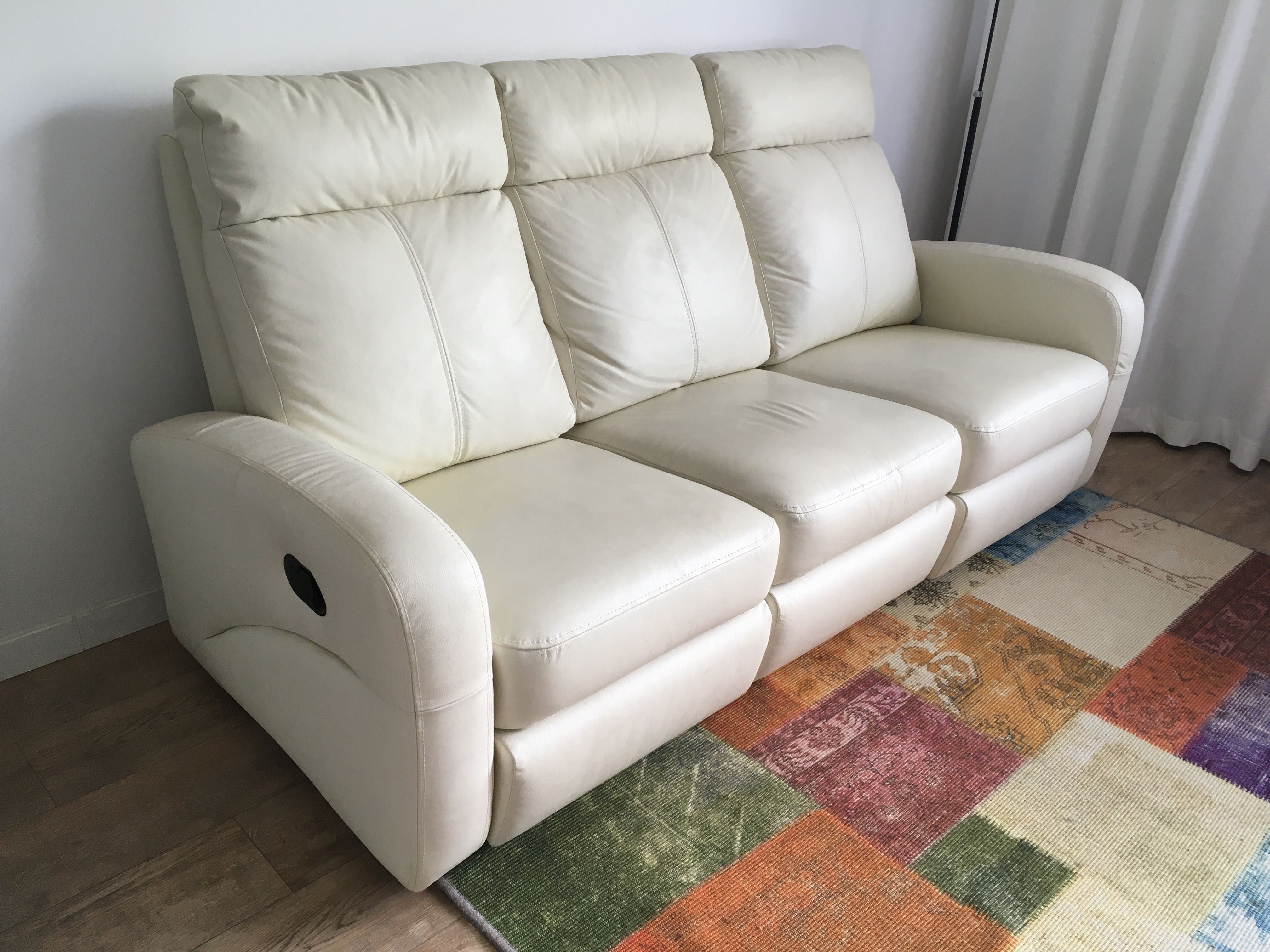 Skórzana sofa 3 osobowa