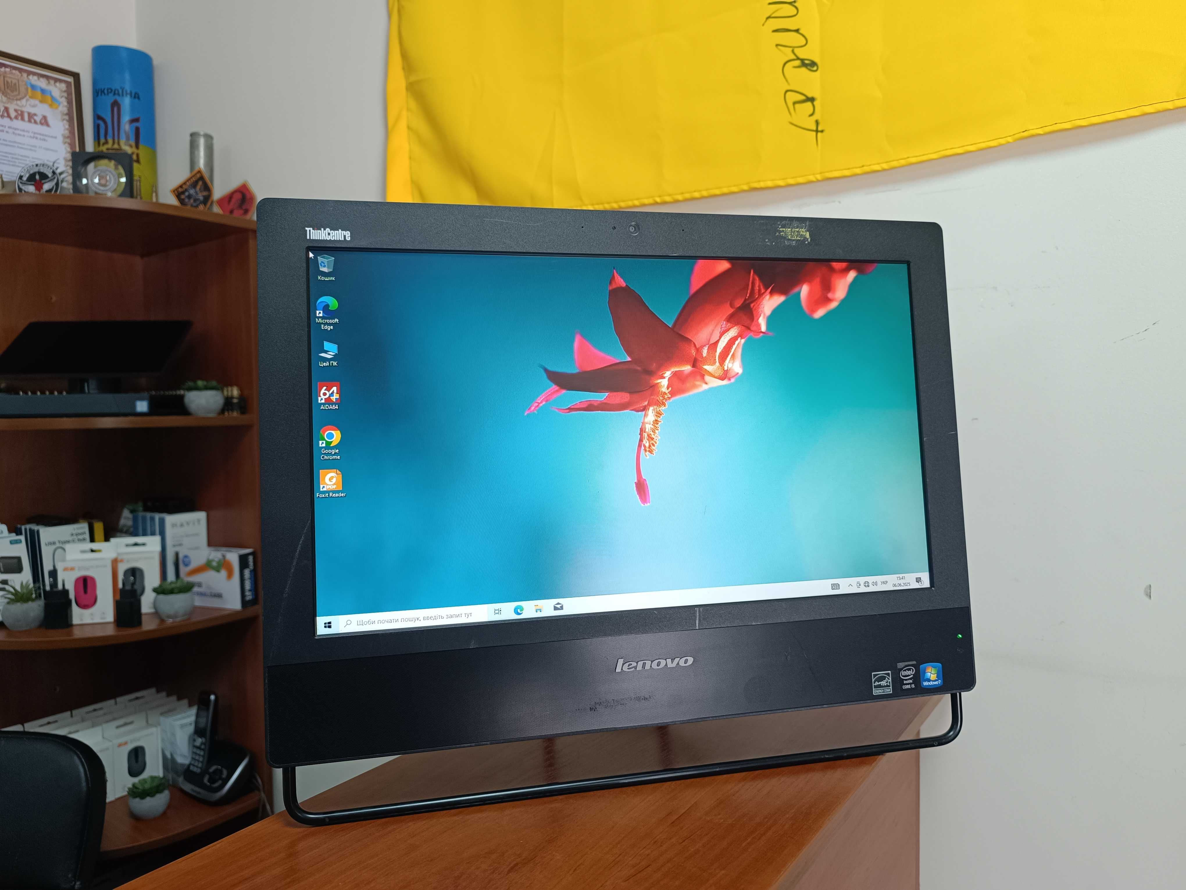 Моноблок Lenovo ThinkCentre M73z|20"|i5-4570S|8 GB|SSD 128GB|HDD|Win10