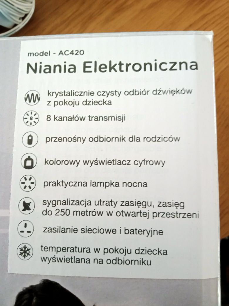 Niania elektroniczna angelcare ac420