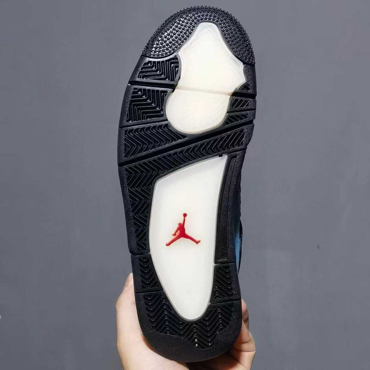 buty Espadryle Air Jordan4 Retro niebieski Espadryle R.44