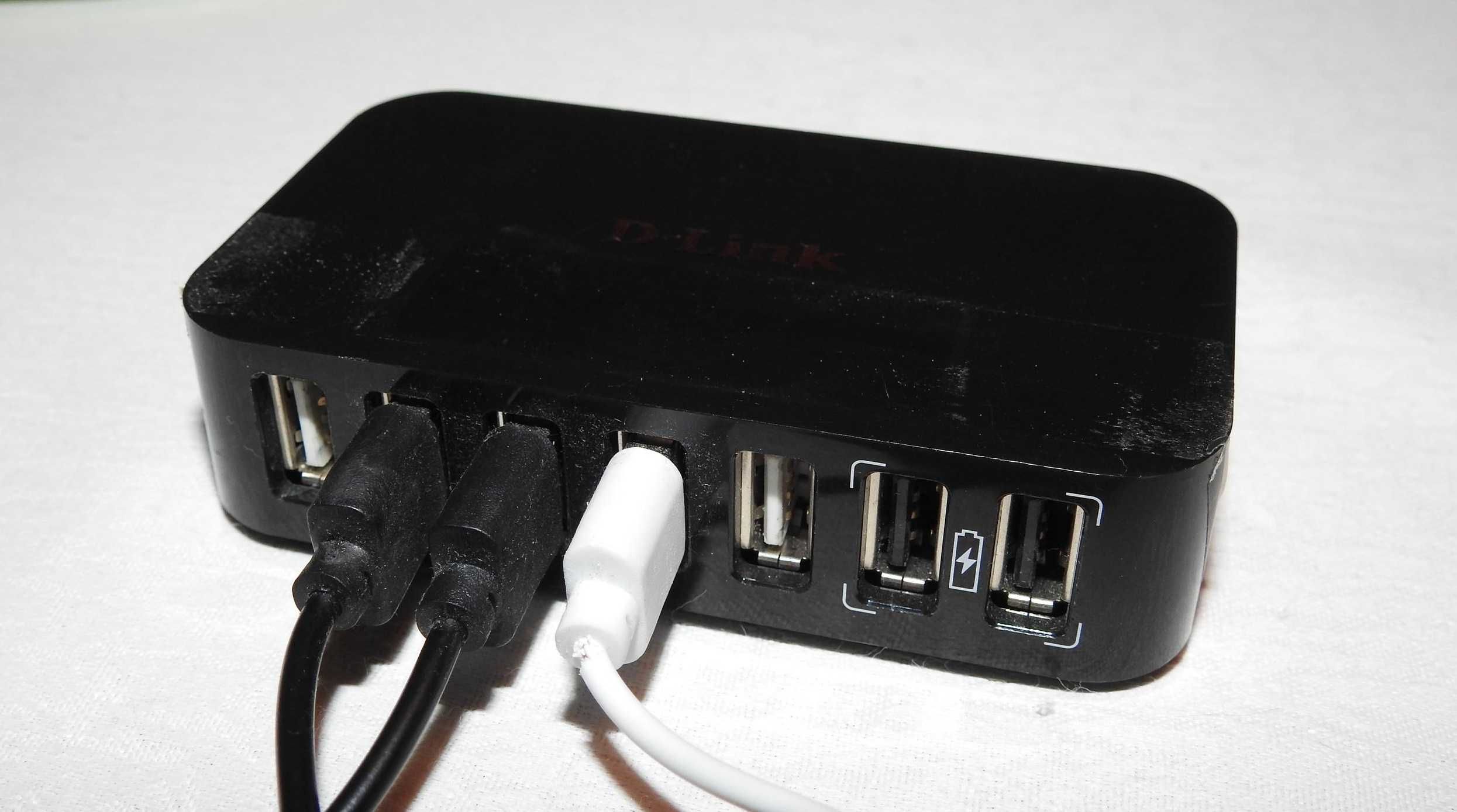 HUB USB D-Link DUB-H7 - 7 portów