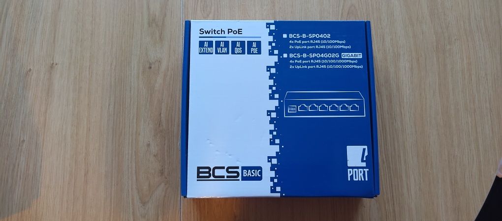Switch PoE BCS-B-SP0402