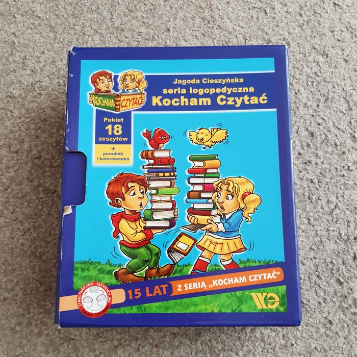 Kocham Czytać J.Cieszyńska. Pakiet 18 zeszytów.