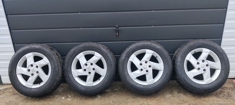 Komplet kół Aluminiowych 16" 5x114,3 215/65/16 Dacia Duster Renault