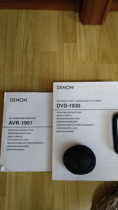 DVD та ресивер DENON. Підсилювач звуку