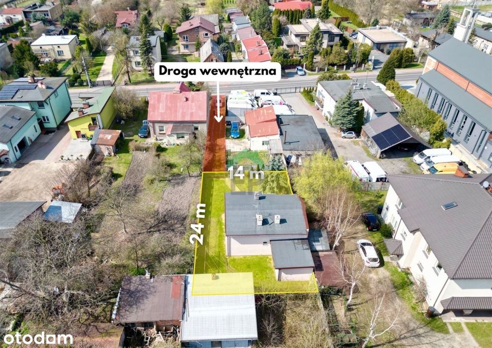 Niewielki dom na obrzeżach Częstochowy