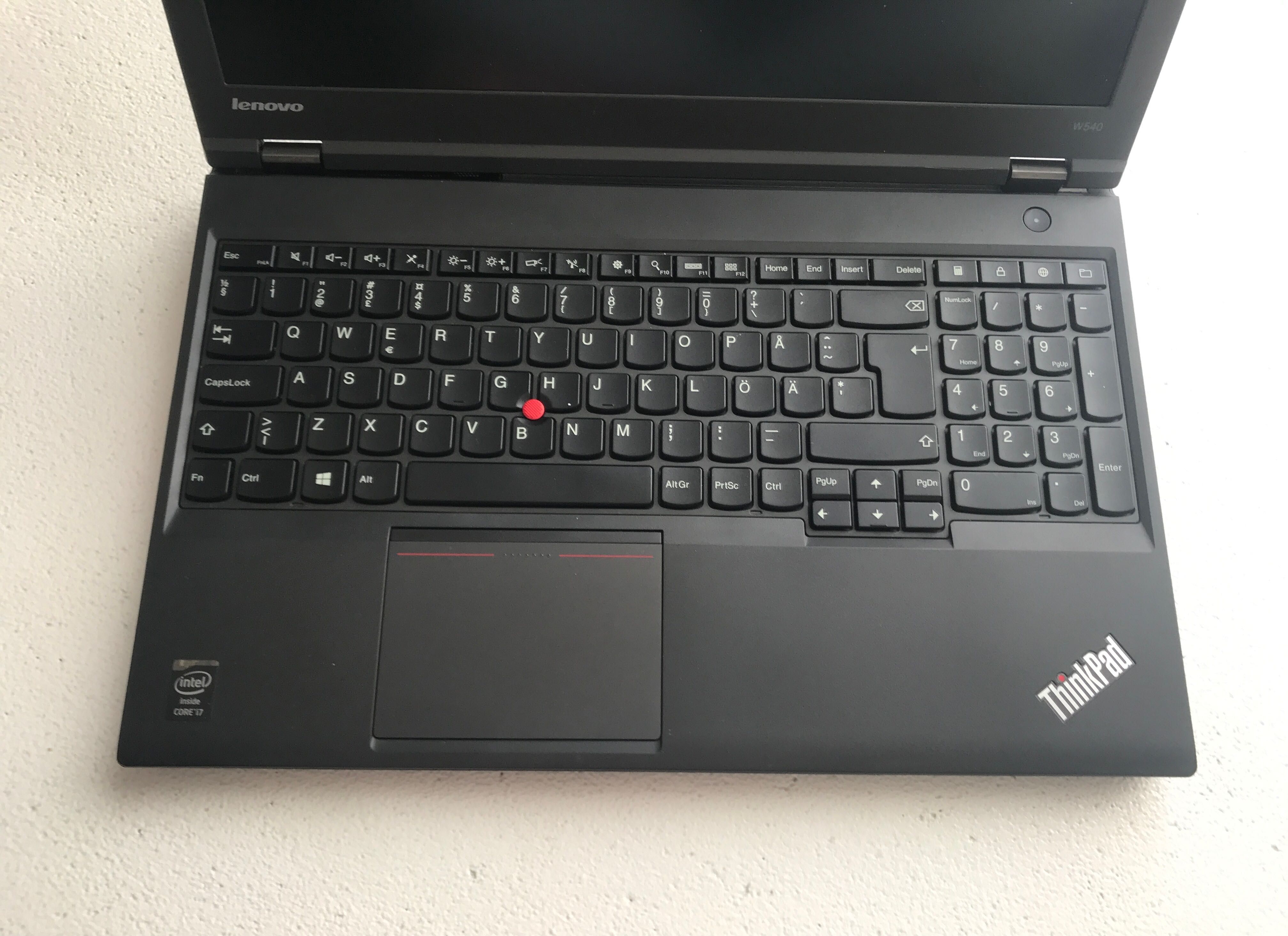 Laptop Lenovo Thinkpad W540 intel core i7 / 128gb ssd / 12gb ram