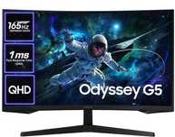 Monitor SAMSUNG Odyssey G5 32" 2560x1440px 165Hz 1 ms Curved