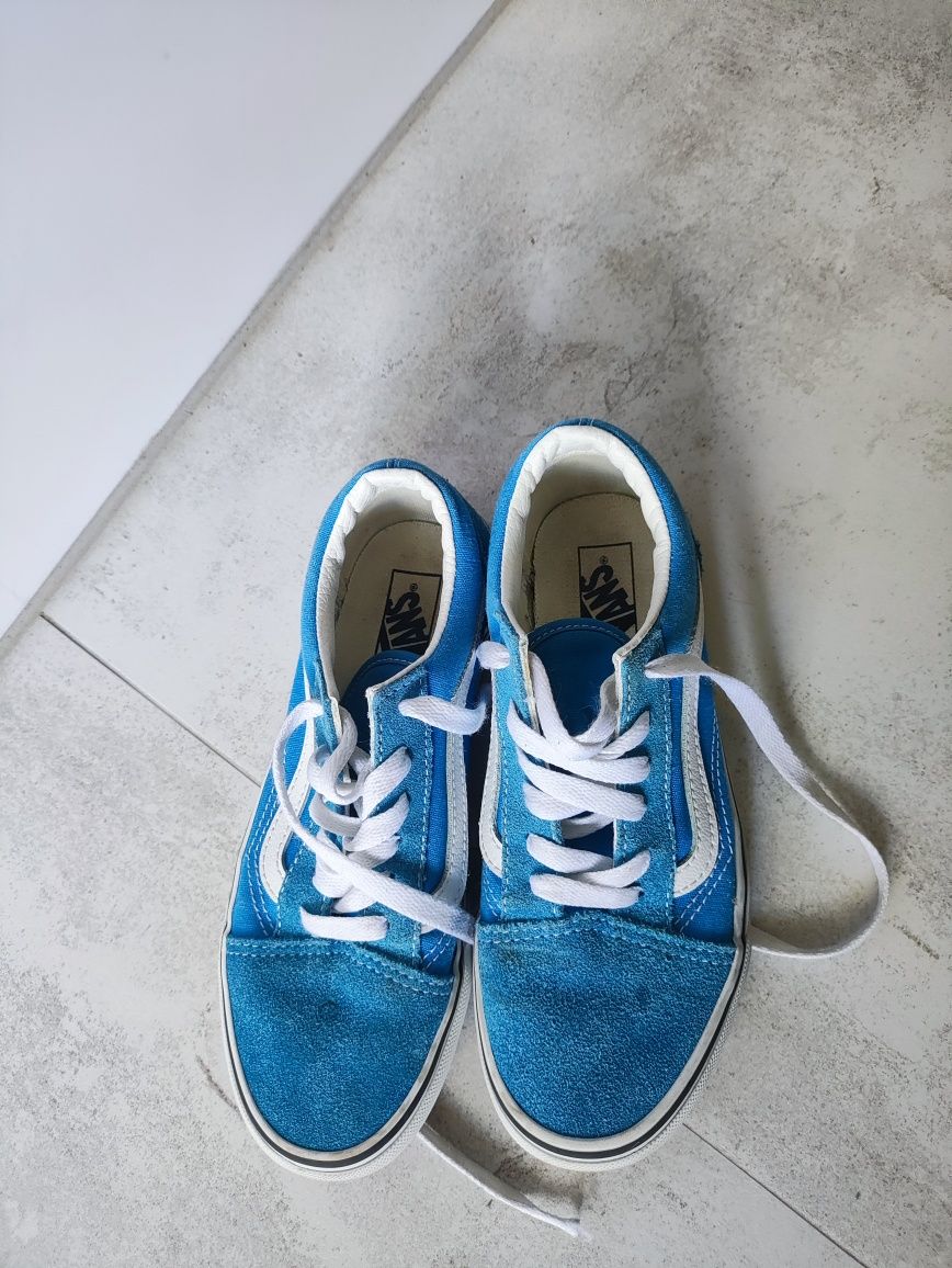 Buty kapcie adidasy sneakersy Vans 34 do szkoły, skóra naturalna