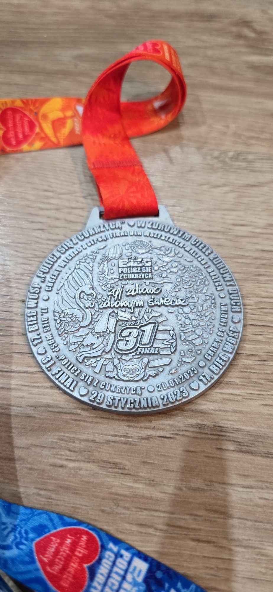 Medal z biegu Policz się z cukrzycą, bieg edycja 17 finał WOŚP 31