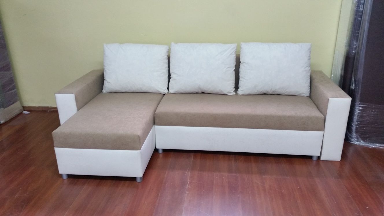 Naroznik Kanapa Sofa z Funkcja Spania