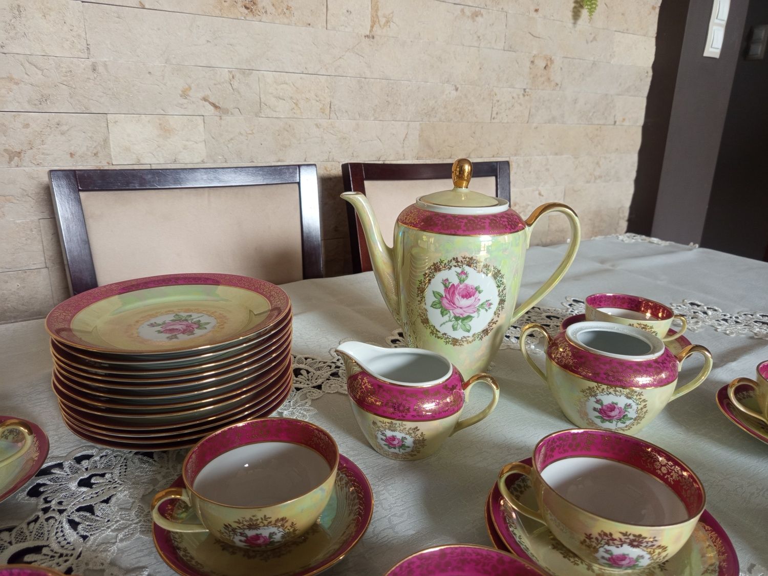 Serwis kawowy z porcelany Fortuna Eisenberg