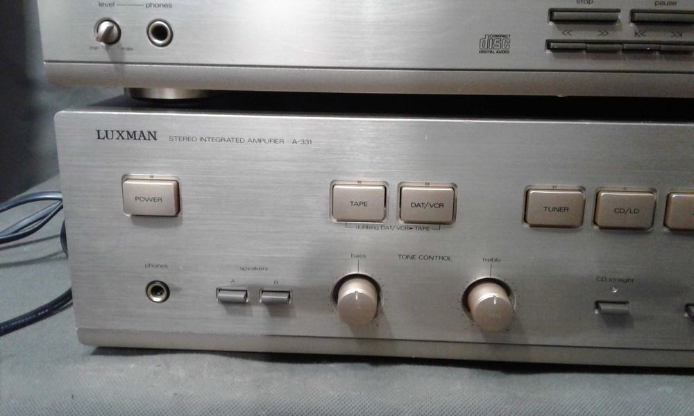 LUXMAN A-331,T-341L, D-351,zestaw stereo