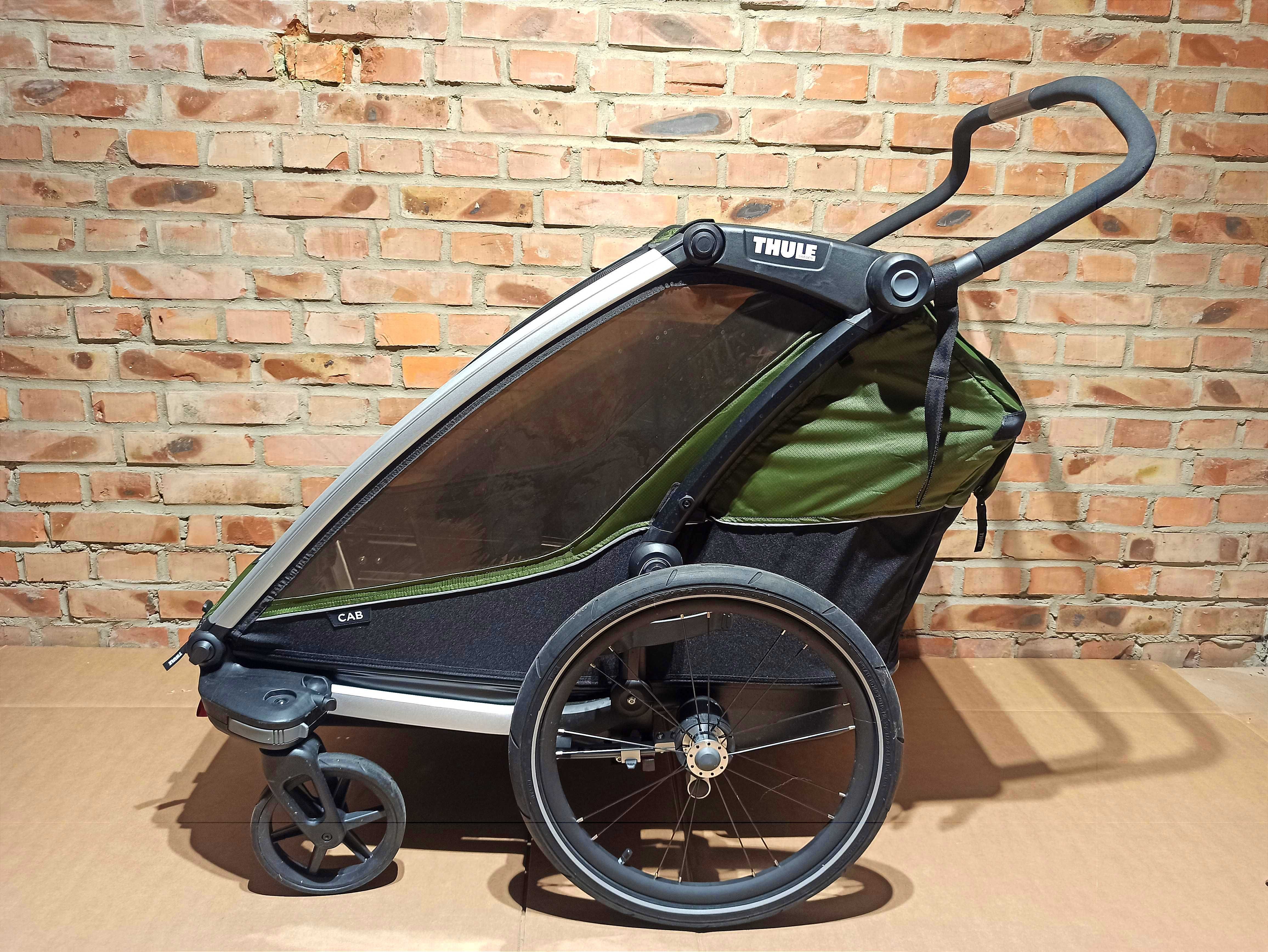 THULE CAB 2 XXL przyczepka rowerowa dla dzieci KOMPLET najnowszy model