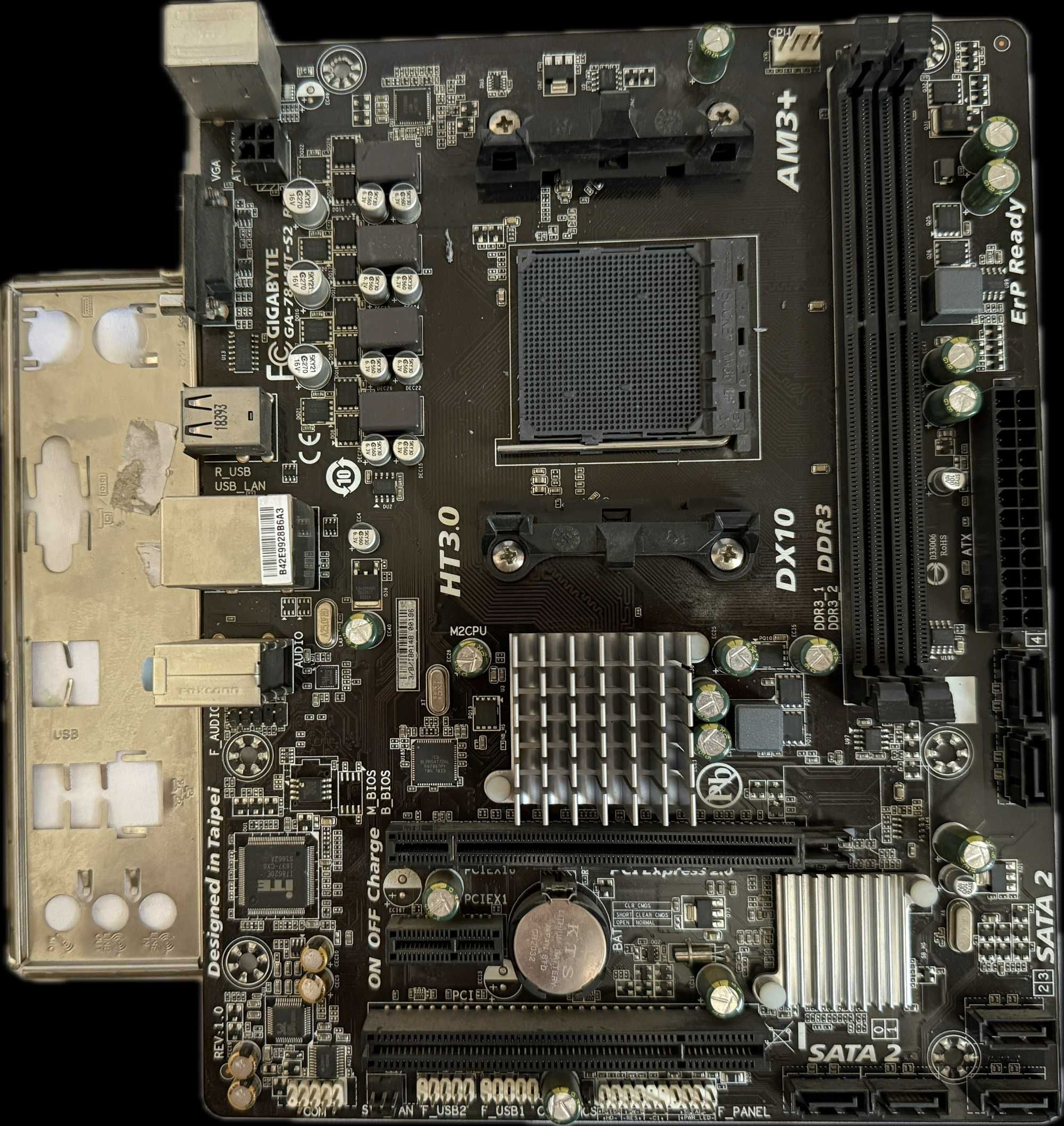 Płyta główna Gigabyte GA-78LMT-S2 R2 Micro ATX Socket AM3+