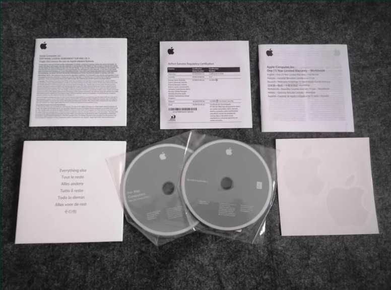 System Mac OS X 10.4.8 Apple 2c CD