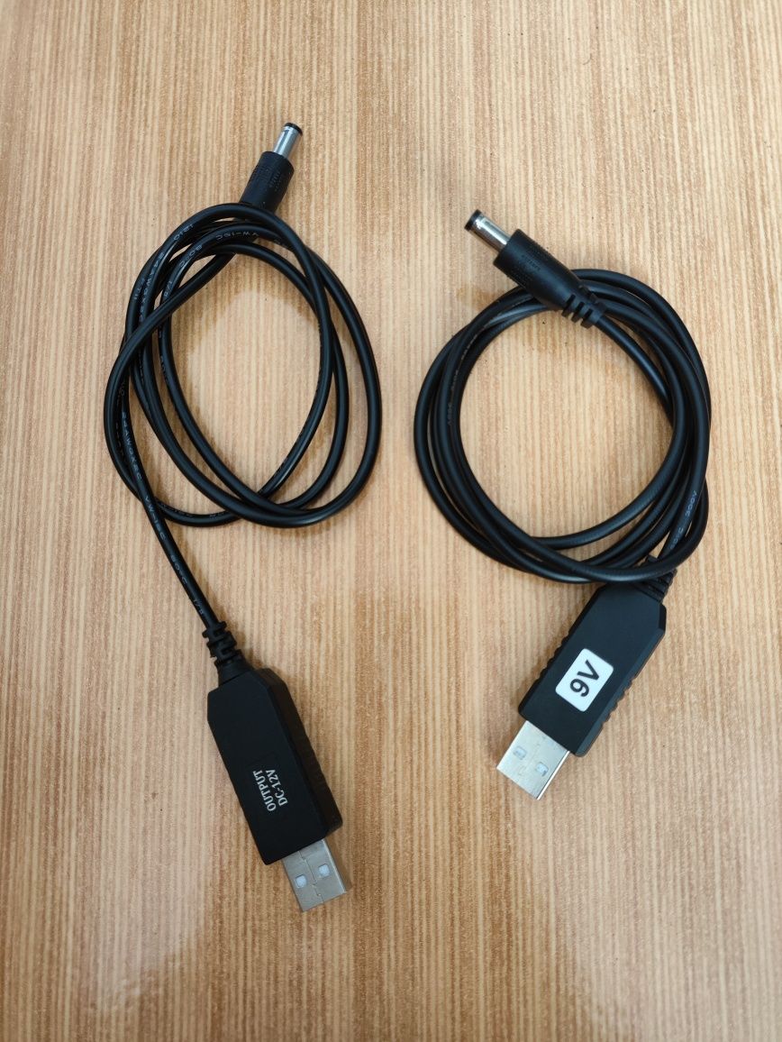 Кабель для роутера на 12V, 9V.