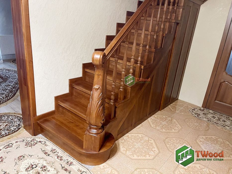 Масивні сходи із дерева по вашим розмірам під ключ від TWood_stairs