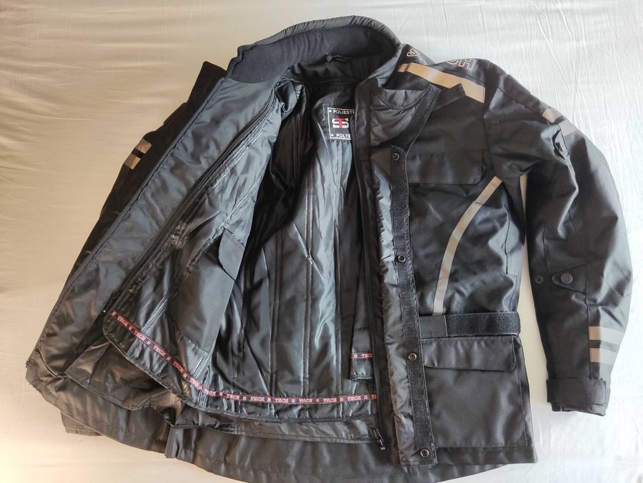 Blusão touring 3 camadas casaco mota scooter novo