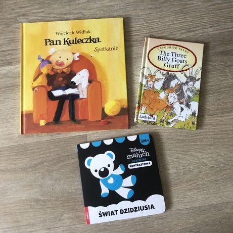 Książki książeczki dla dzieci kontrastowe