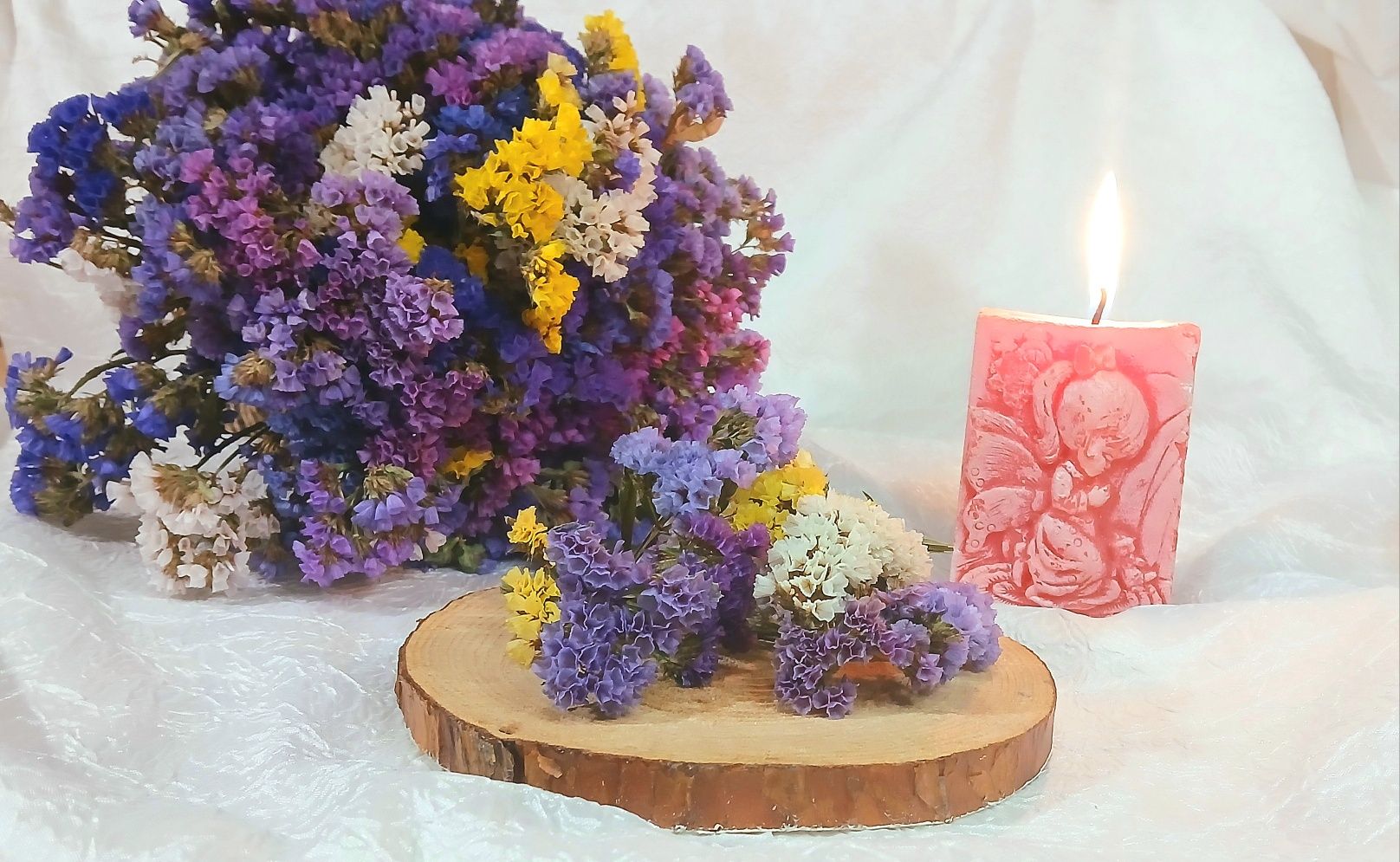 Сухоцвіти для handmade Сухоцветы для рукоделия Кермек Лаванда