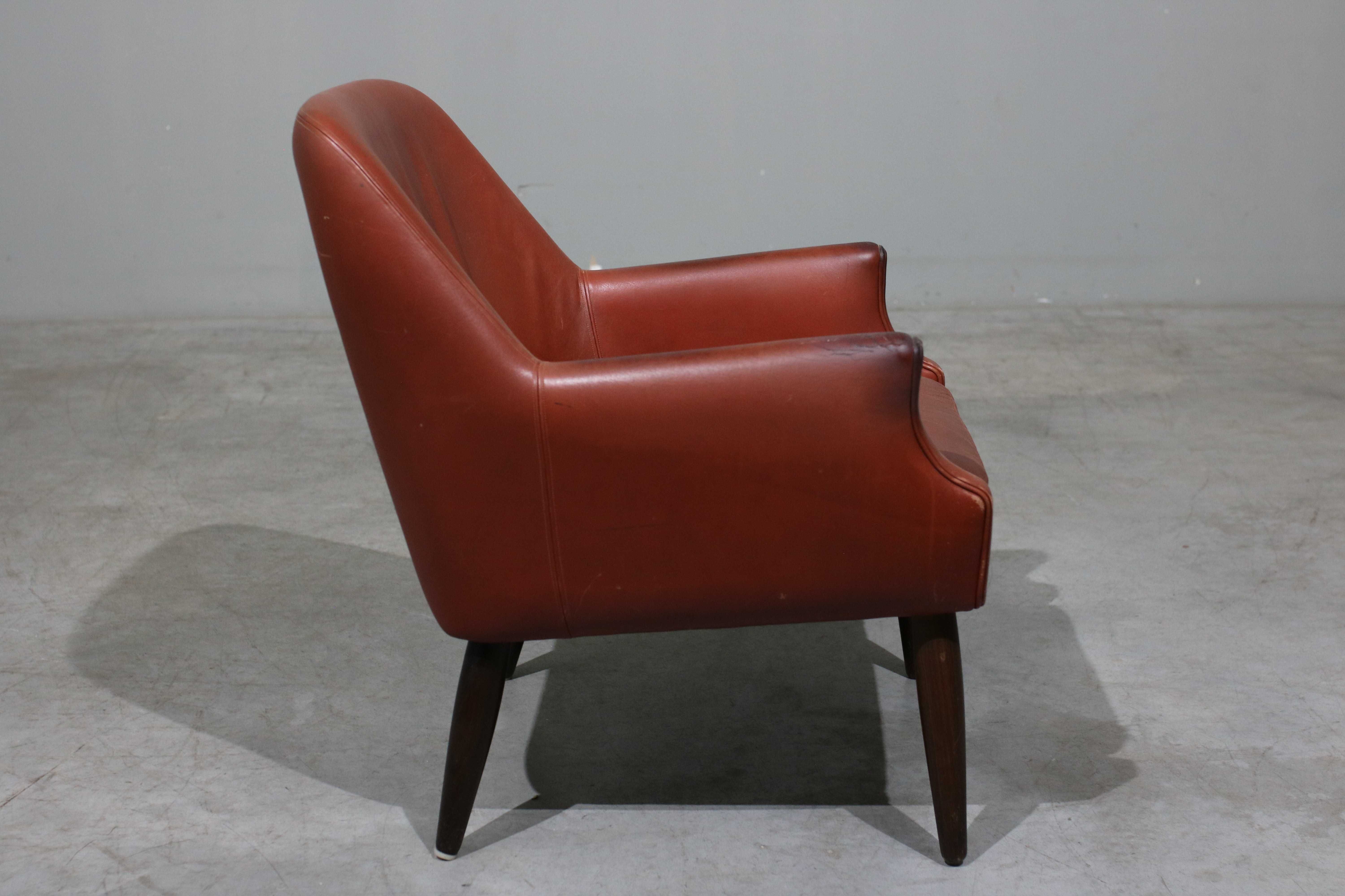 Poltrona vintage em couro