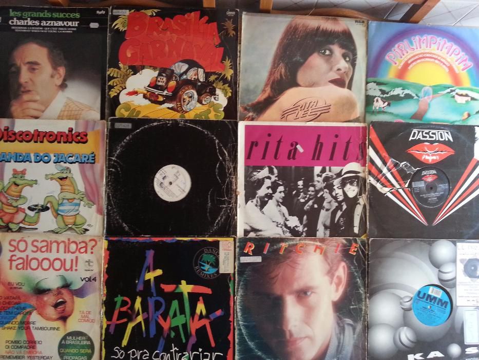 Lote de discos de vinil vários (Venda individual)
