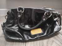 Czarna torebka do ręki vintage Jelly Kelly