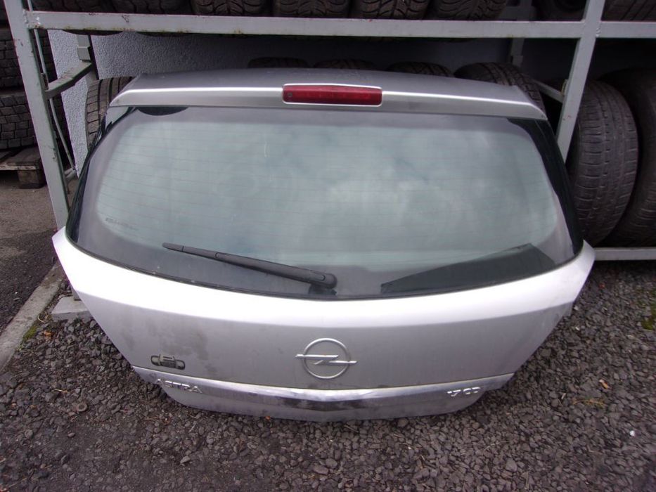 KLAPA TYŁ Opel Astra H Kompletna srebrna