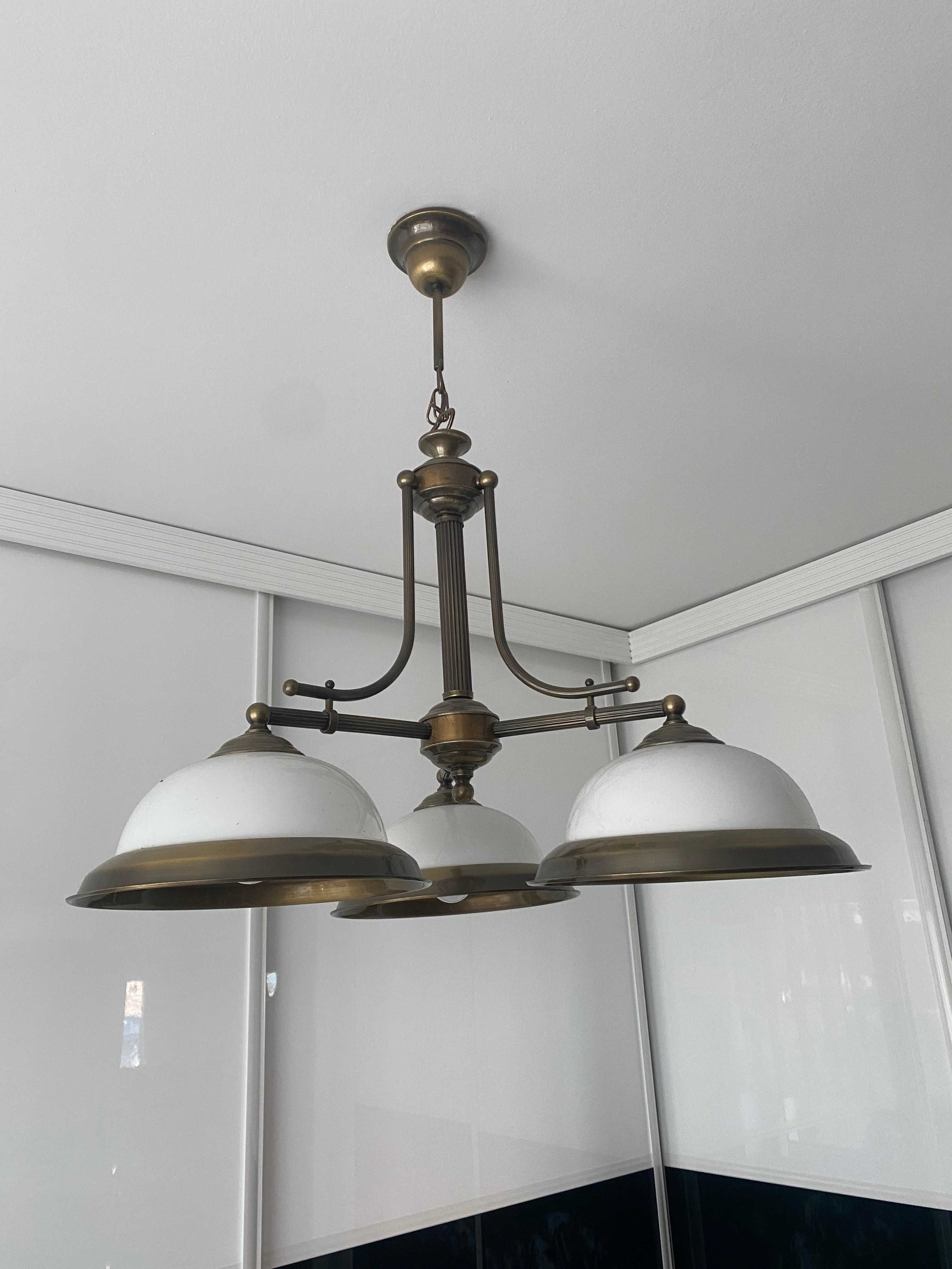 Żyrandol + lampa stojąca - komplet