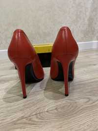 Кожаные красные туфли Antonio Biaggi