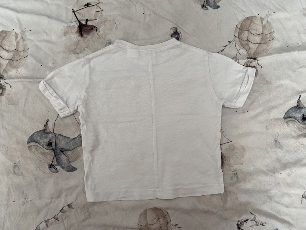 Zestaw 2x T-shirt Zara 80 cm dla chłopca niemowlaka
