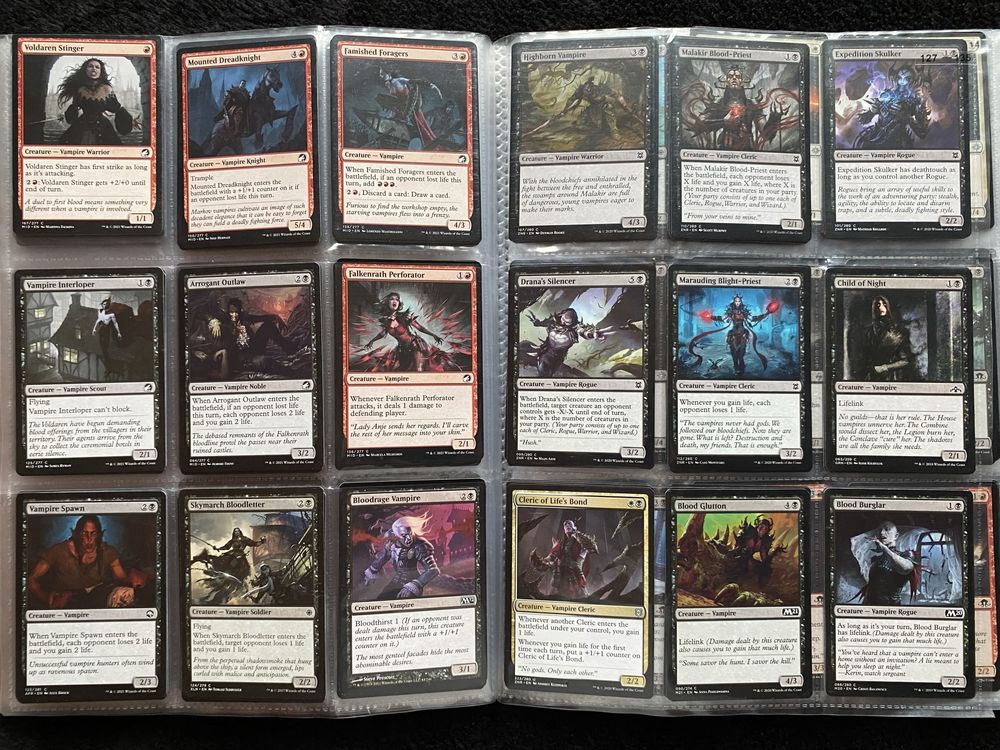 Vampire kolekcja 98 kart / commander / Magic the gathering