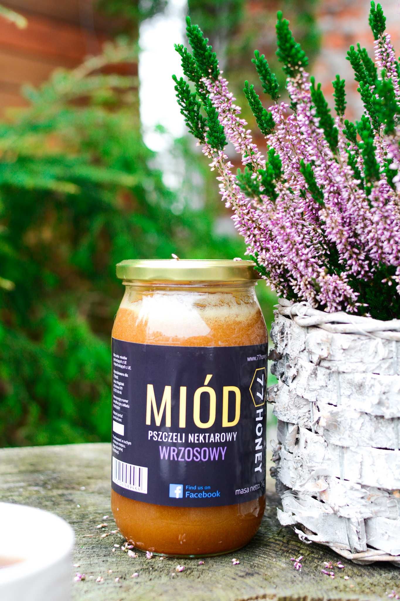 Miód Wrzosowy (surowy) - 100% naturalny