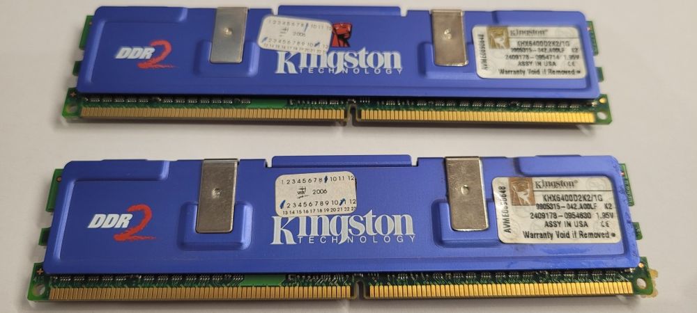Kości Pamięci RAM różne