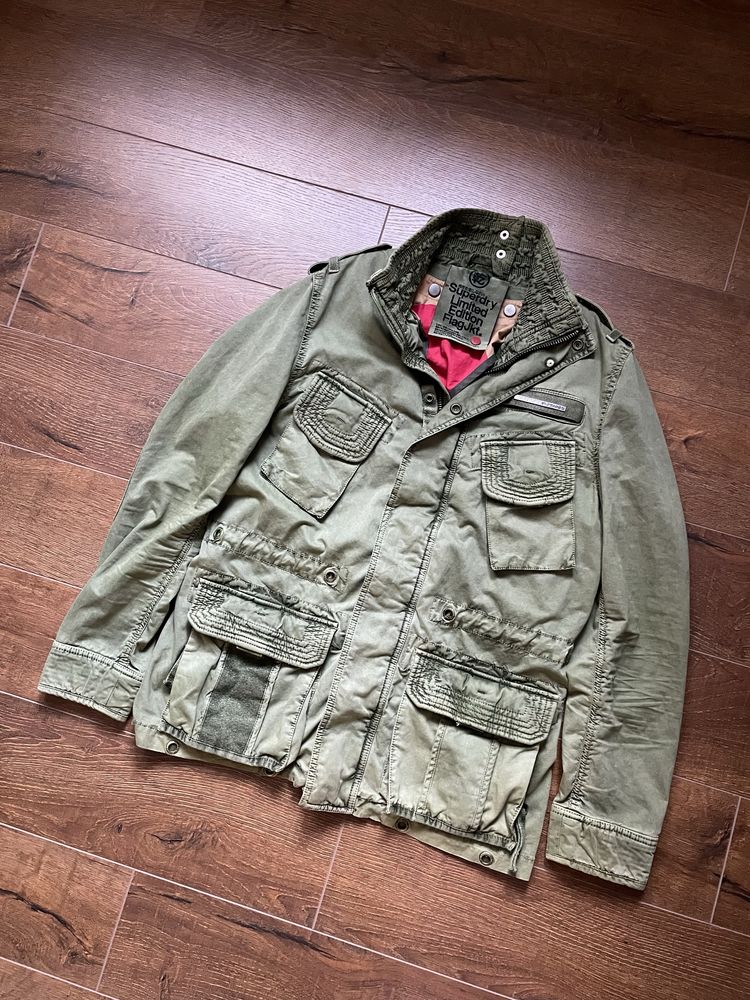 Куртка SUPERDRY military khaki cargo ОРИГИНАЛ | мужская одежда