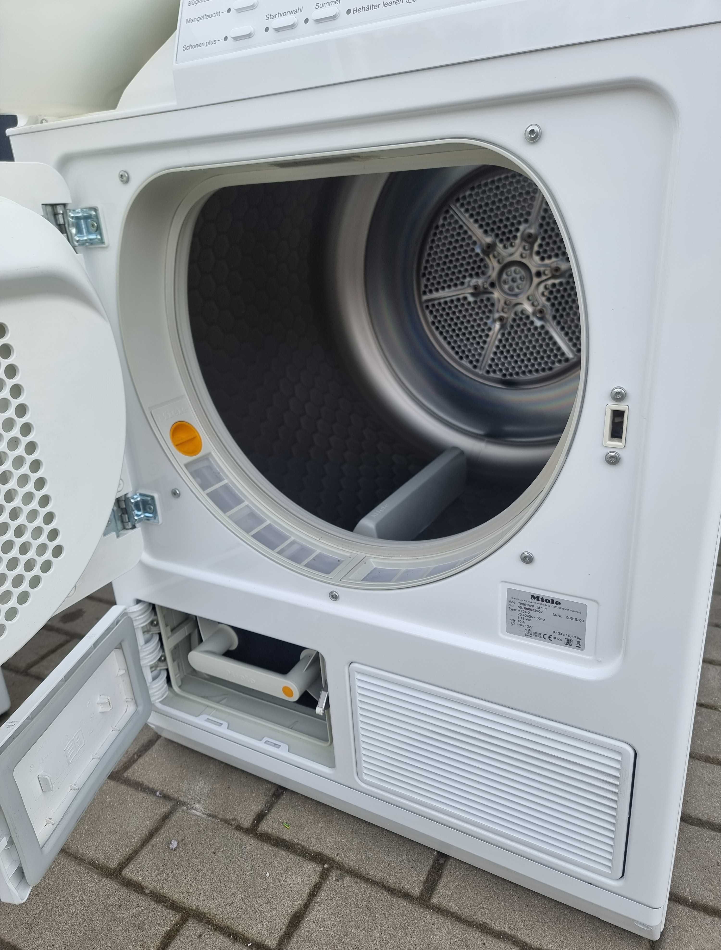Suszarka z pompą ciepła Miele T 8861 WP Edition 111, 8kg, Perfect Dry
