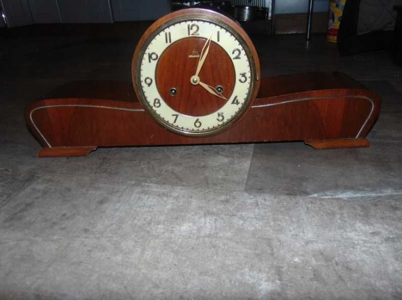 Zegar kominkowy FM SONNEBERG,vintage lat 70