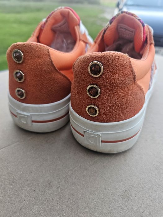 Desigual pomarańczowe sneakersy 36