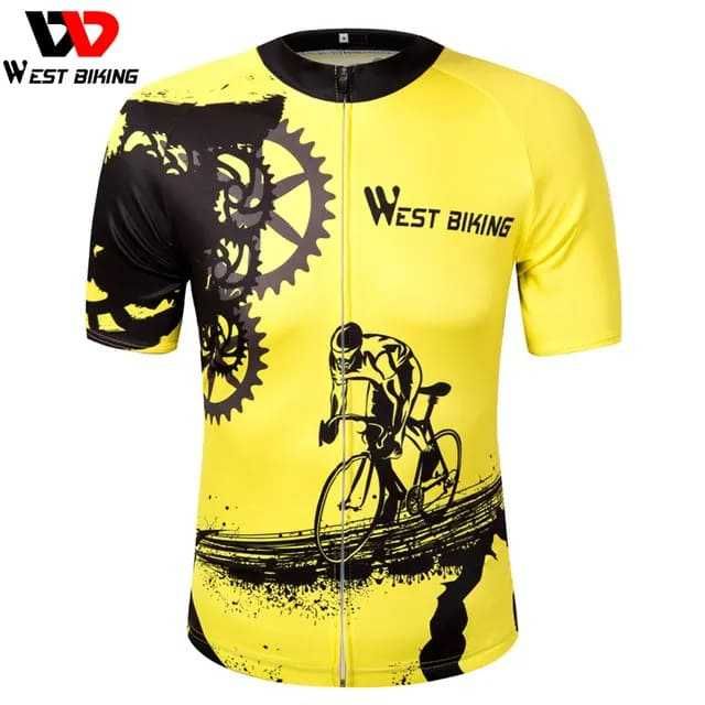 Велосипедная футболка джерси West Biking велоджерси без рукавов