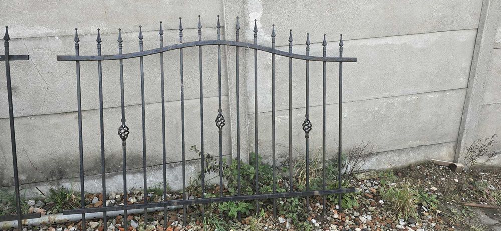 Przęsła Kute 198x142 ogrodzenie Furtka 105x142