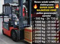 Elektryczny wózek paletowy. Elektryczne wózki widłowe magazynowe.