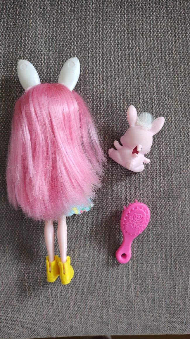Lalka laleczka Enchantimals Bree Bunny + królik Twist