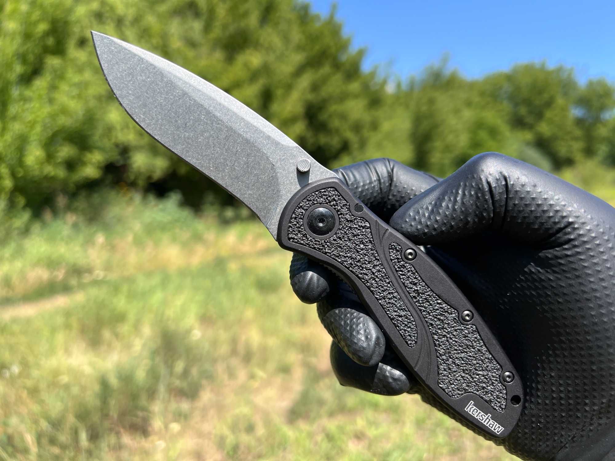 Складний ніж Kershaw Blur Stonewash CPM S30V, оригінальний