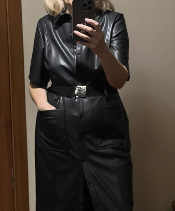 Продається сукня з екокожи