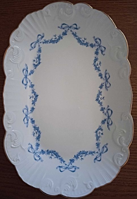 Travessa 30cm x 20cm Vista Alegre Portugal (Imagem com medidas)