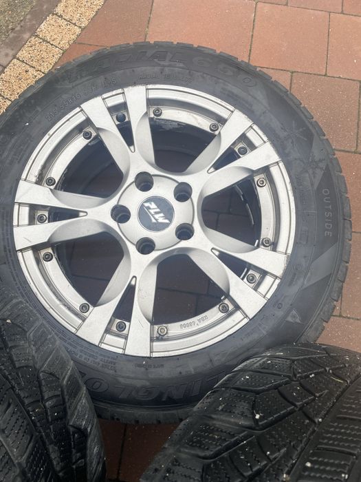 Opony zimowe wraz z felgami 5x112 opony 215/55/16