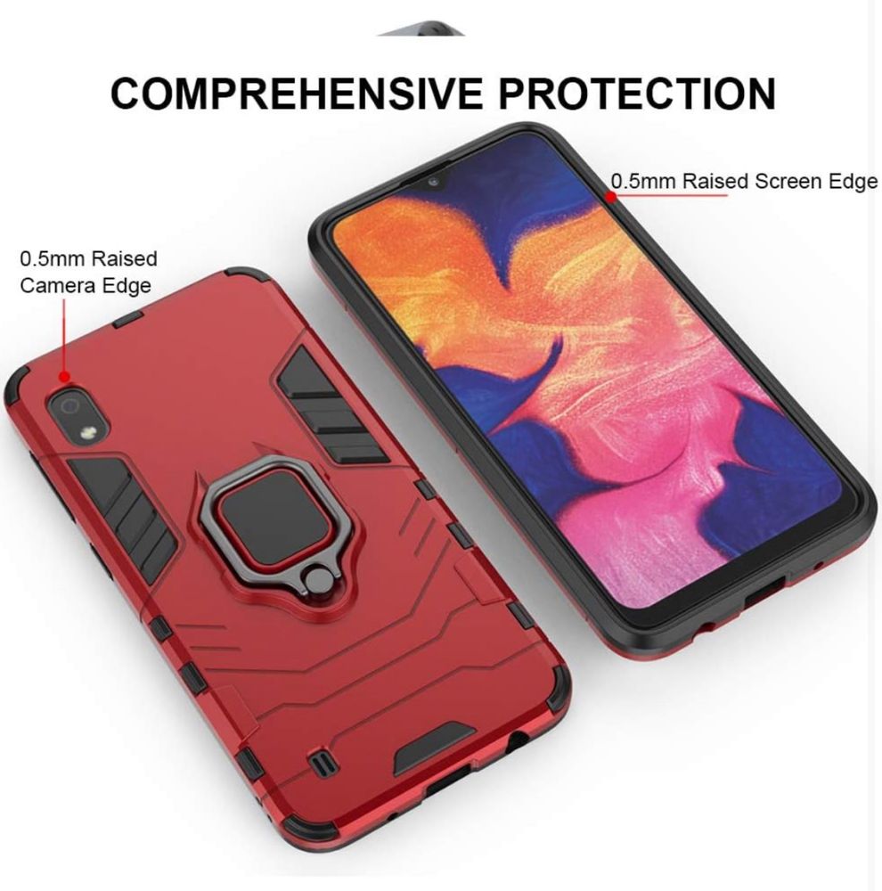 Samsung Galaxy A10 Case z magnetycznym pierścieniem